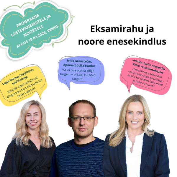 HT26 (940 x 940 px) Programm lastevanematele ja noortele "Eksamirahu ja noore enesekindlus"
